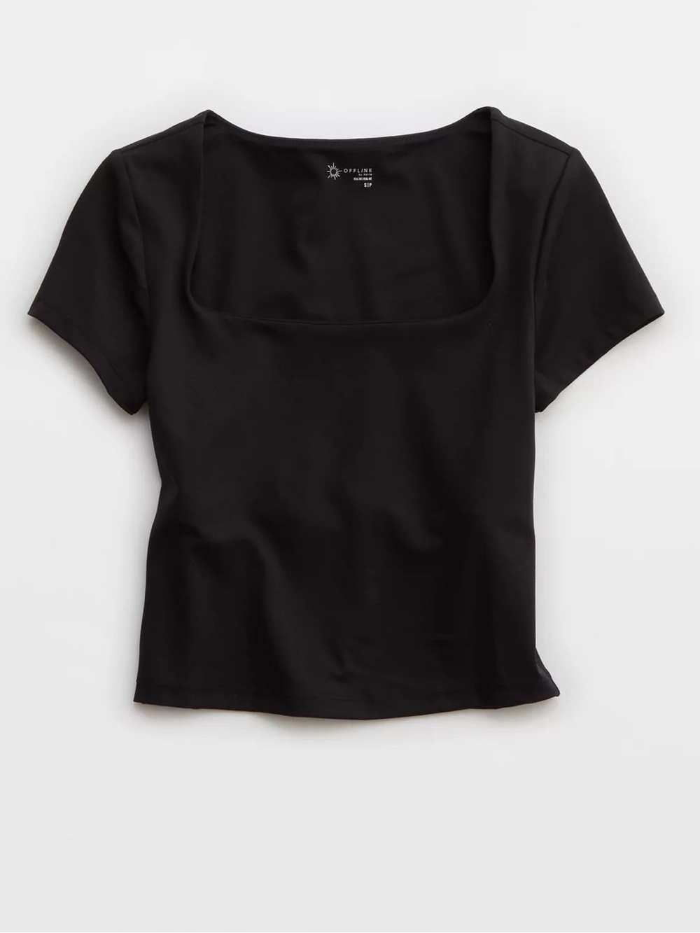 Offline by Aerie Black Real Me Square Neck Top Size XL - Picture 11 of 12